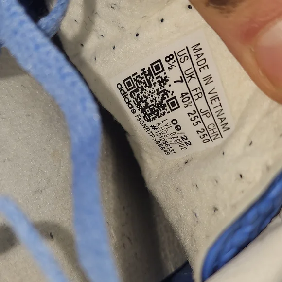 Adidas Originals Women's Gazelle Indoor Blue Sneaker Size 8.5 - Picture 6 of 8